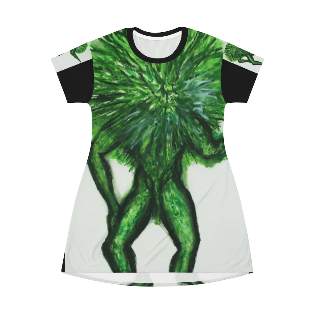 All Over Print T-Shirt Dress