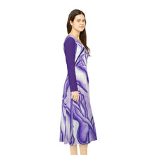 Load image into Gallery viewer, Women's Long Sleeve Dance Dress