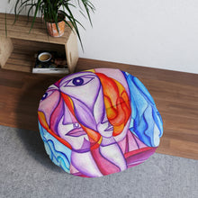 Load image into Gallery viewer, Tufted Floor Pillow, Round