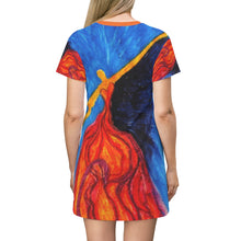 Load image into Gallery viewer, All Over Print T-Shirt Dress