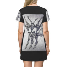 Load image into Gallery viewer, All Over Print T-Shirt Dress