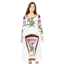 Load image into Gallery viewer, Women's Long Sleeve Dance Dress (AOP)