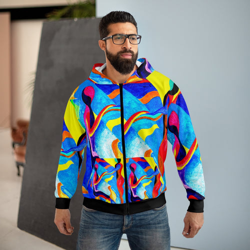 AOP Unisex Zip Hoodie