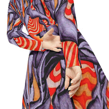 Load image into Gallery viewer, Women's Long Sleeve Dance Dress (AOP)
