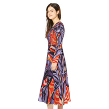 Load image into Gallery viewer, Women's Long Sleeve Dance Dress (AOP)