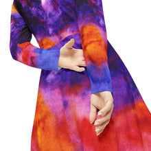Load image into Gallery viewer, Women's Long Sleeve Dance Dress