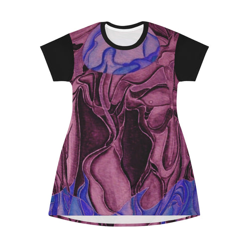 All Over Print T-Shirt Dress
