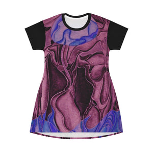 All Over Print T-Shirt Dress