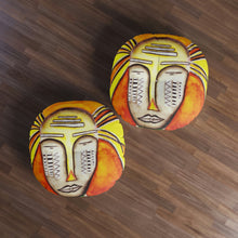 Load image into Gallery viewer, Tufted Floor Pillow, Round