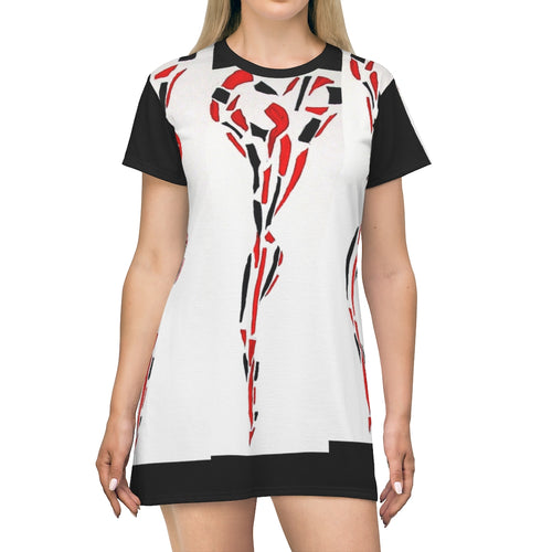 All Over Print T-Shirt Dress