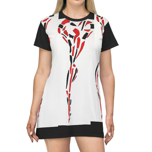 All Over Print T-Shirt Dress