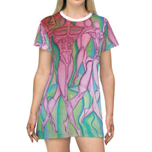 Load image into Gallery viewer, All Over Print T-Shirt Dress