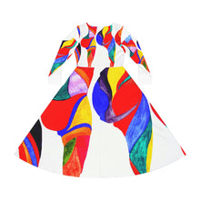 Load image into Gallery viewer, Women's Long Sleeve Dance Dress (AOP)