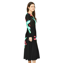 Load image into Gallery viewer, Women's Long Sleeve Dance Dress (AOP)