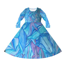 Load image into Gallery viewer, Women's Long Sleeve Dance Dress