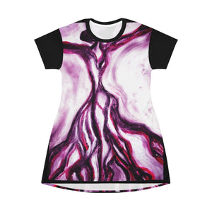 All Over Print T-Shirt Dress