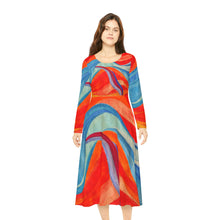 Load image into Gallery viewer, Women's Long Sleeve Dance Dress