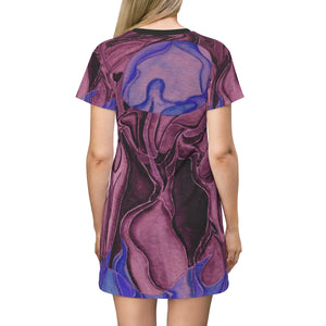 All Over Print T-Shirt Dress