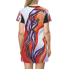 Load image into Gallery viewer, All Over Print T-Shirt Dress