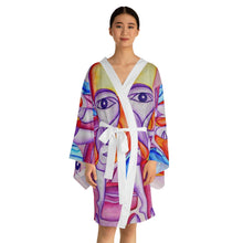 Load image into Gallery viewer, Long Sleeve Kimono Robe (AOP)