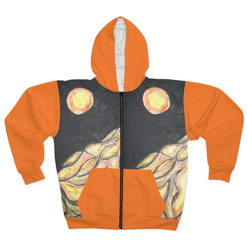AOP Unisex Zip Hoodie