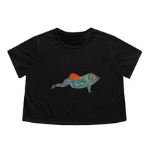 Load image into Gallery viewer, Women's Flowy Cropped Tee