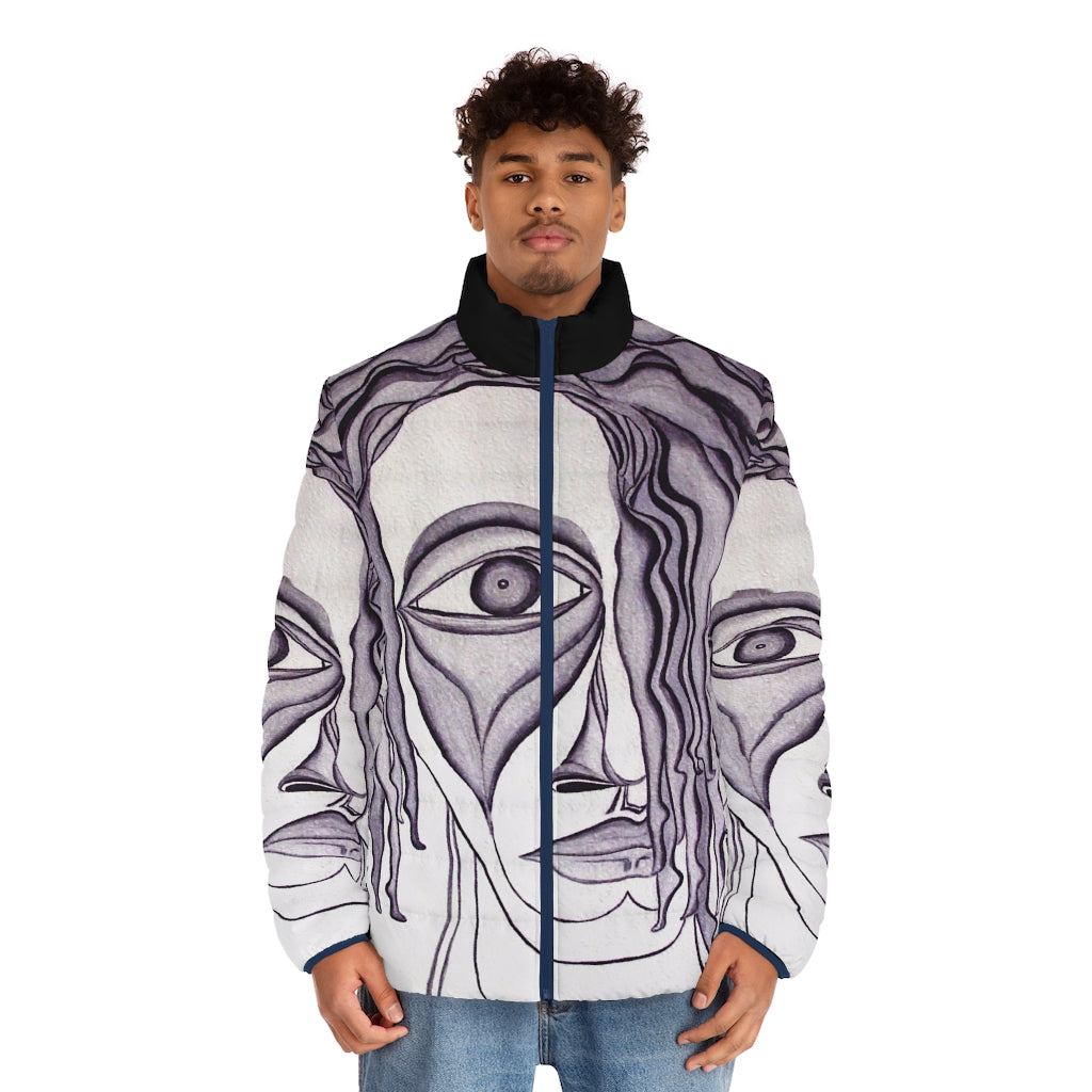 Men's Puffer Jacket (AOP)