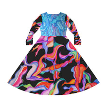 Load image into Gallery viewer, Women's Long Sleeve Dance Dress