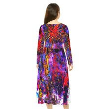 Load image into Gallery viewer, Women's Long Sleeve Dance Dress