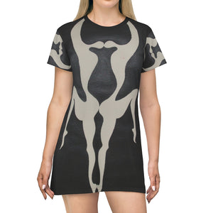 All Over Print T-Shirt Dress