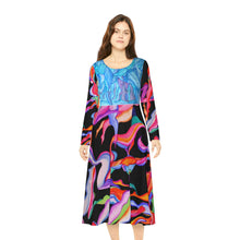 Load image into Gallery viewer, Women's Long Sleeve Dance Dress
