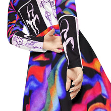 Load image into Gallery viewer, Women's Long Sleeve Dance Dress (AOP)