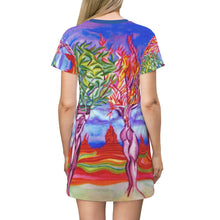 Load image into Gallery viewer, All Over Print T-Shirt Dress