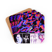 Load image into Gallery viewer, Corkwood Coaster Set