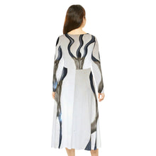 Load image into Gallery viewer, Women's Long Sleeve Dance Dress (AOP)