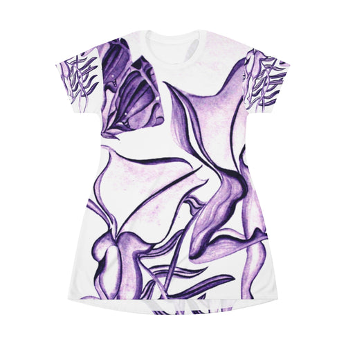 All Over Print T-Shirt Dress