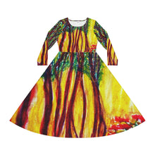 Load image into Gallery viewer, Women's Long Sleeve Dance Dress