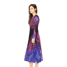 Load image into Gallery viewer, Women's Long Sleeve Dance Dress