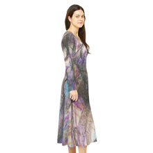 Load image into Gallery viewer, Women's Long Sleeve Dance Dress (AOP)