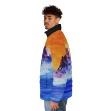 Load image into Gallery viewer, Men&#39;s Puffer Jacket (AOP)