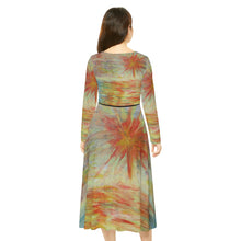 Load image into Gallery viewer, Women's Long Sleeve Dance Dress (AOP)