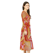 Load image into Gallery viewer, Women's Long Sleeve Dance Dress (AOP)
