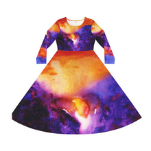 Load image into Gallery viewer, Women's Long Sleeve Dance Dress