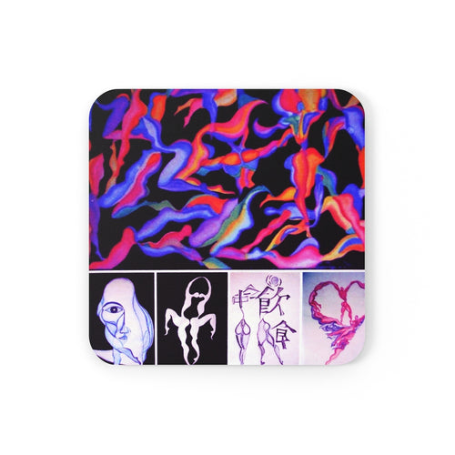 Corkwood Coaster Set