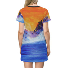 Load image into Gallery viewer, All Over Print T-Shirt Dress