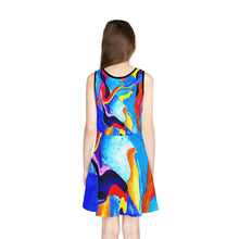 Load image into Gallery viewer, Girls&#39; Sleeveless Sundress (AOP)