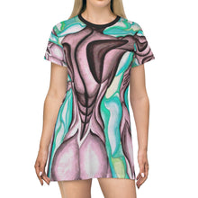 Load image into Gallery viewer, All Over Print T-Shirt Dress