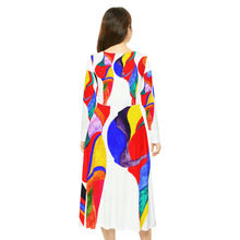 Load image into Gallery viewer, Women's Long Sleeve Dance Dress (AOP)