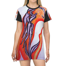 Load image into Gallery viewer, All Over Print T-Shirt Dress
