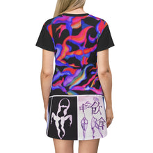 Load image into Gallery viewer, All Over Print T-Shirt Dress